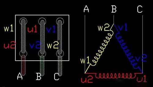 艾普智能—三角形接法原理圖 艾普智能—三角形接法原理圖