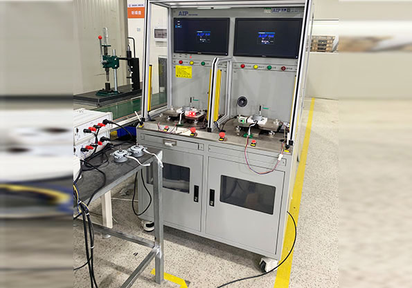 凈化器無刷電機測試設備應用現場