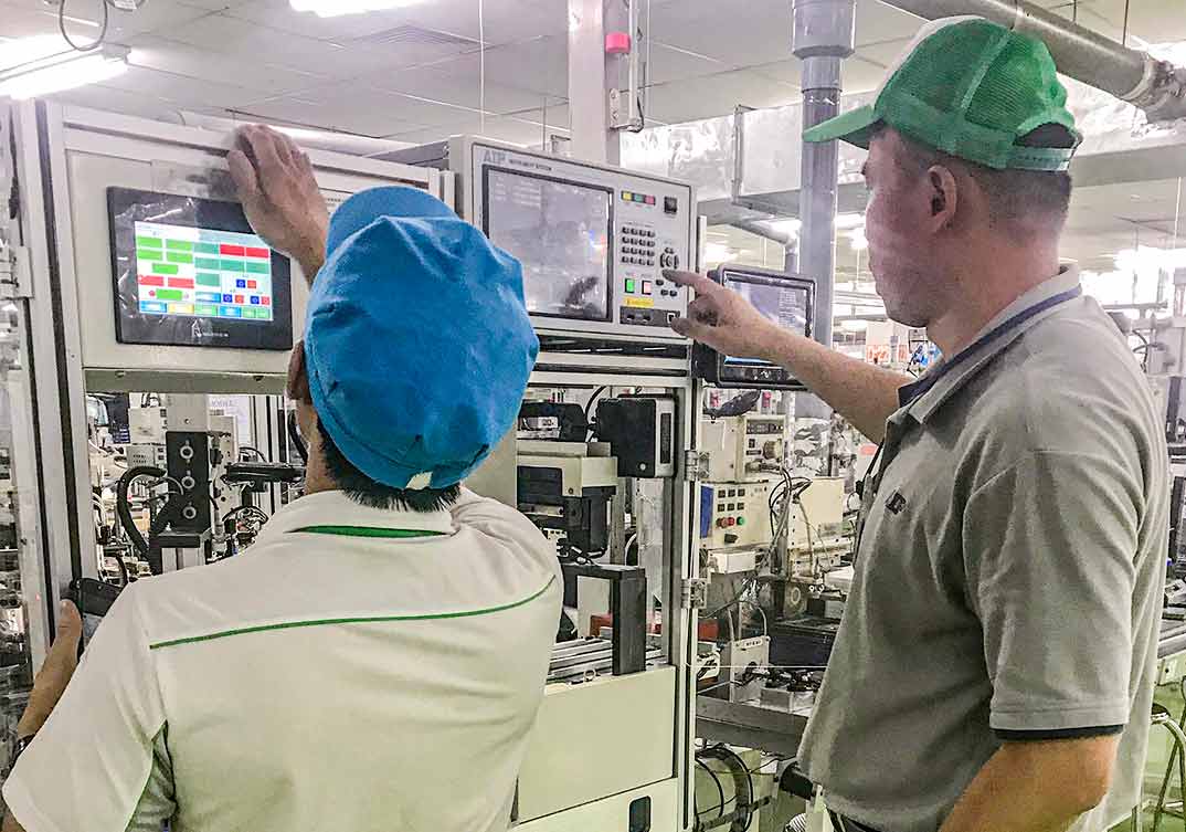 小家電電機測試臺國外應用現場—AIP艾普.jpg 小家電電機測試臺國外應用現場—AIP艾普.jpg