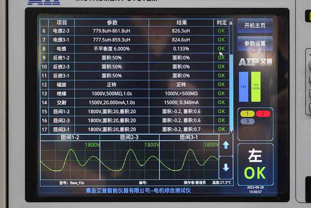 無刷電機測試解決方案—AIP艾普